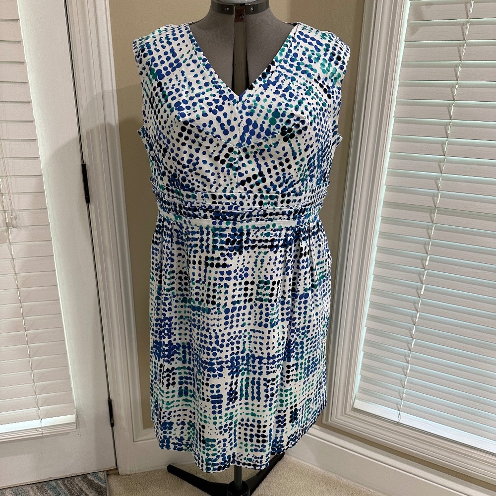Calvin Klein Women's 20W Spring/Summer Multicolored Dress